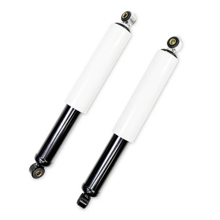 Pair of shock absorber struts rear 335mm for Simson S50 S51 KR51 SR4 - white 9018