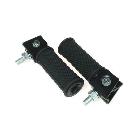 Passenger footrests with rubber (pair) suitable for Simson AWO, EMW, MZ RT125, BK 350