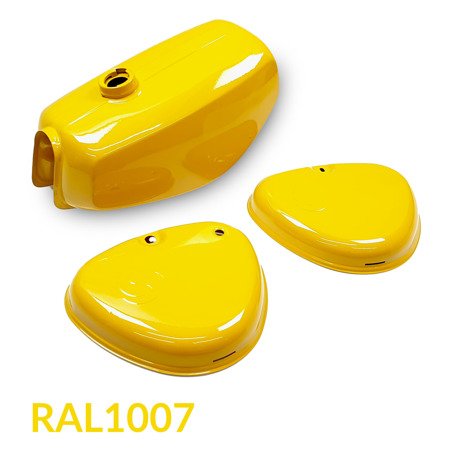 Powder coating service tank set Simson S51 in RAL color of your choice