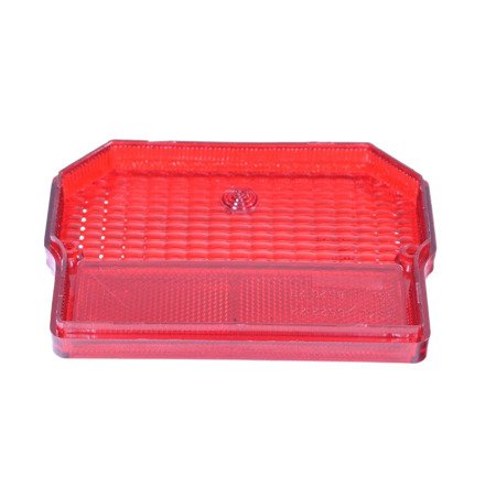 Rear light glass red square (E-mark) for Simson S51 SR50 S53 S83, MZ ETZ