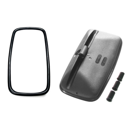 Rearview mirror outside mirror truck tractor excavator Mercedes Iveco Volvo MB 365x190 L = R