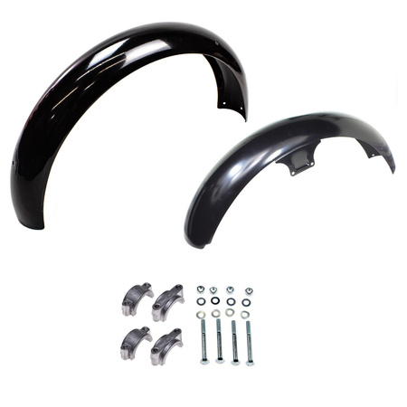 Set of 2x mudguards black for Simson S51 S50 - 1st choice