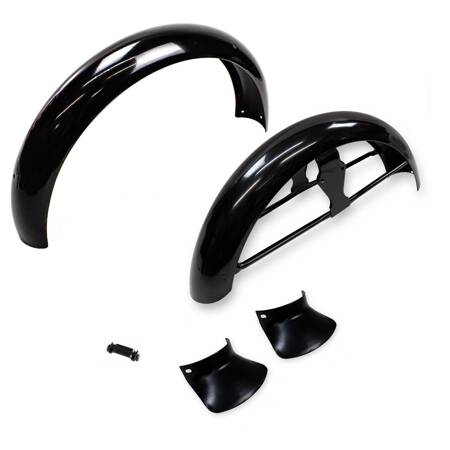 Set of 2x mudguards black for Simson S51 S50 - 1st choice