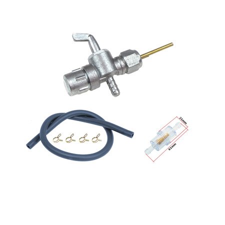 Set of fuel tap + filter + hose + clamps for Junak, WFM, SHL