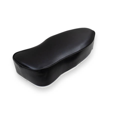 Short seat cover suitable for Simson KR51 / 1 Schwalbe, SR4-2 Star - black, smooth