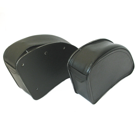 Side panniers (pair), pannier set - MZ ES175, ES250, ES300 - black