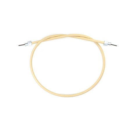 Speedometer cable suitable for Simson SR2 new version M10xM10 length 760mm - beige