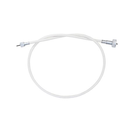 Speedometer cable suitable for Simson SR2 old version M10xM16 length 760mm - white