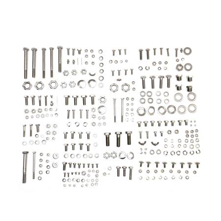 Stainless steel screw set 206pcs. Hexagon screw A2 for MZ TS 250