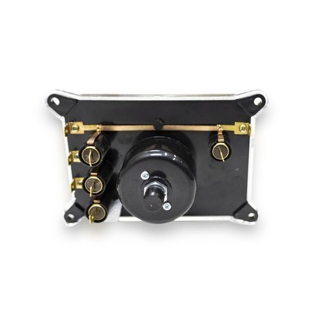 Tacho square instrument cluster + speedometer cable 12V for Simson SR50 SR80 - black