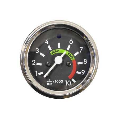 Tachometer DZM with high beam control for Simson S50 S51 S53 S70 - chrome ring