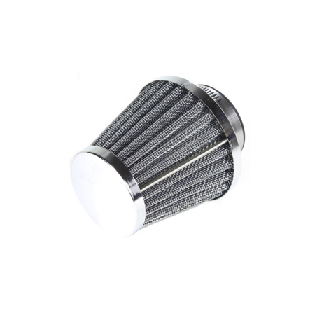 Tuning air filter for Simson Hercules Moped Moped Mokick - chrome (straight - ø54mm)