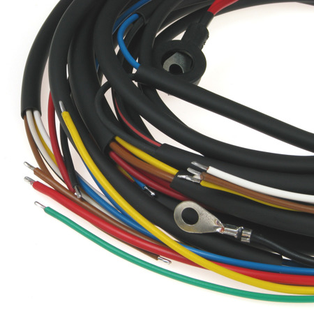 Wiring harness for Horex Regina | with colored wiring diagram | Complete set