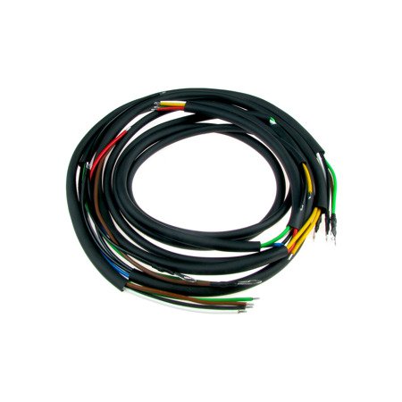 Wiring harness for Jawa 50 Mustang Sport 23 P with colored wiring diagram