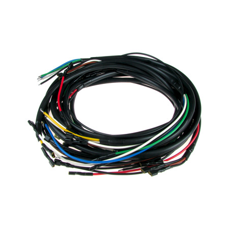 Wiring harness for Simson S50, S51, S70 electronics with colored circuit diagram | Complete set