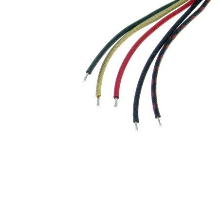 Wiring harness with cotton + circuit diagram for Zündapp KS 750