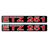 2 pcs x stickers for MZ ETZ 251 telescopic fork | 1.Quality UV-resistant new