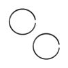 2x piston rings 1st oversize ø56.50 x 2 suitable for MZ ETZ 150