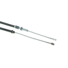 Brake cable for Zündapp DB 200 | Brake Bowden cable black Total length: 1025 mm