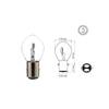 Incandescent light bulb 12V 35 / 35W BA20d bilux lamp S2 E-mark