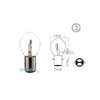 Incandescent light bulb 12V 35 / 35W BA20d bilux lamp S2 E-mark