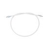 Speedometer cable suitable for Simson SR2 new version M10xM10 length 760mm - white