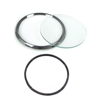 Speedometer ring ø80 + glass + sealing ring for speedometer MAW DZM for MZ ETZ TS, AWO EMW IFA BK