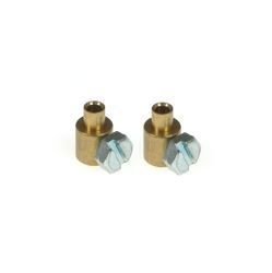 2x Schraubnippel 11x7mm Klemm Nippel für Bowdenzug Seilzug Kupplungszug Bremszug