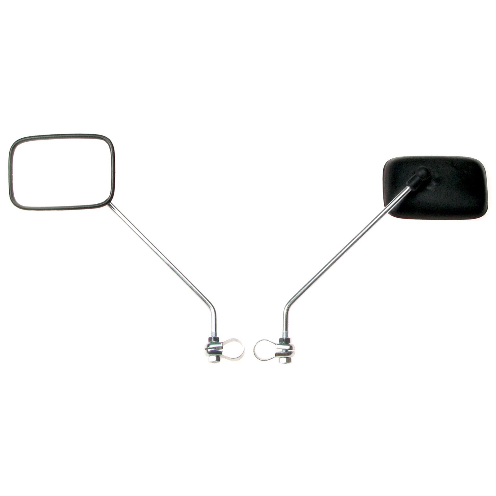 2x Universal Spiegel M8/ Schelle eckig Form (rechts/links) für Moped Mofa  Simson - 6,38 €