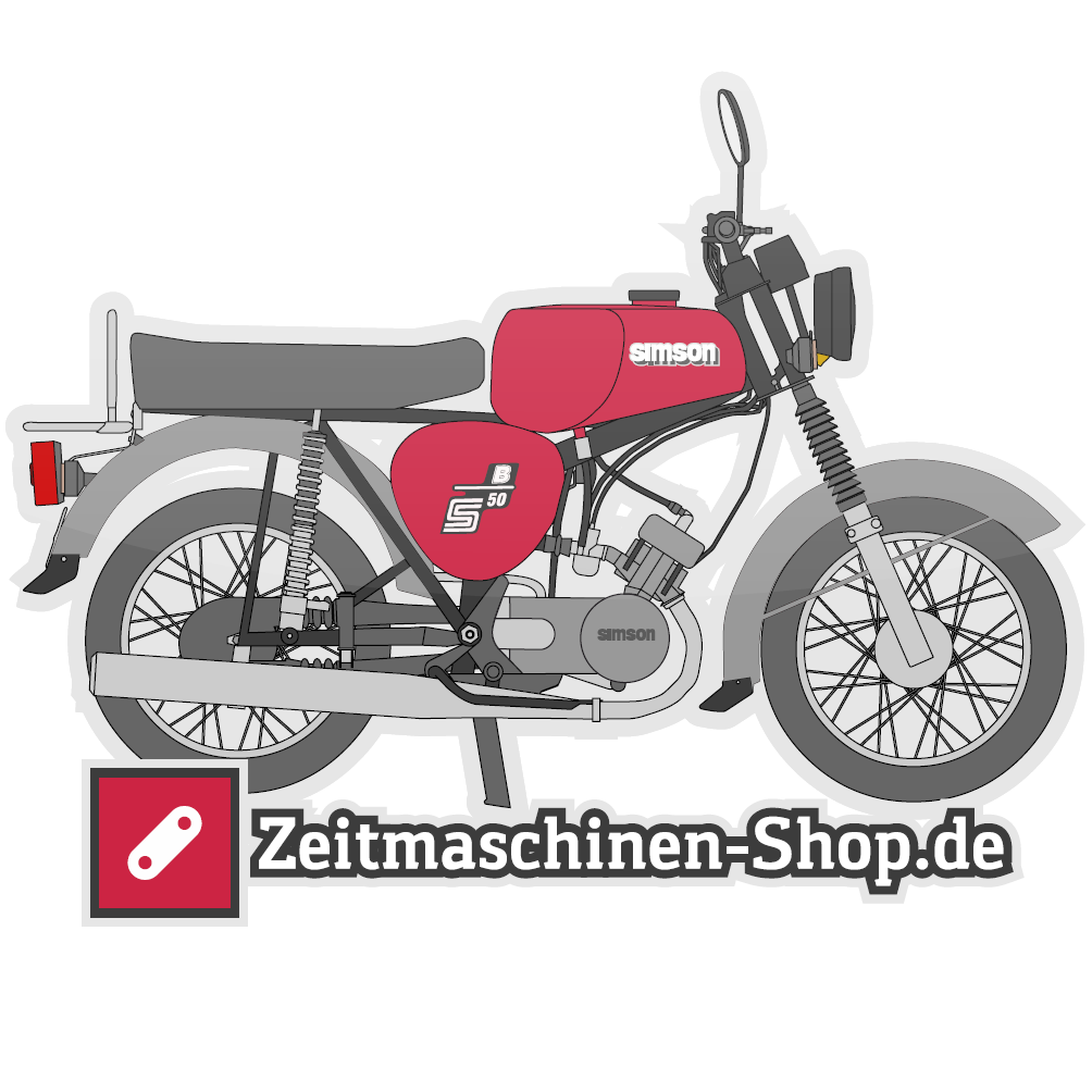 Aufkleber Moped S50 - 70x60 mm - 0,99 €