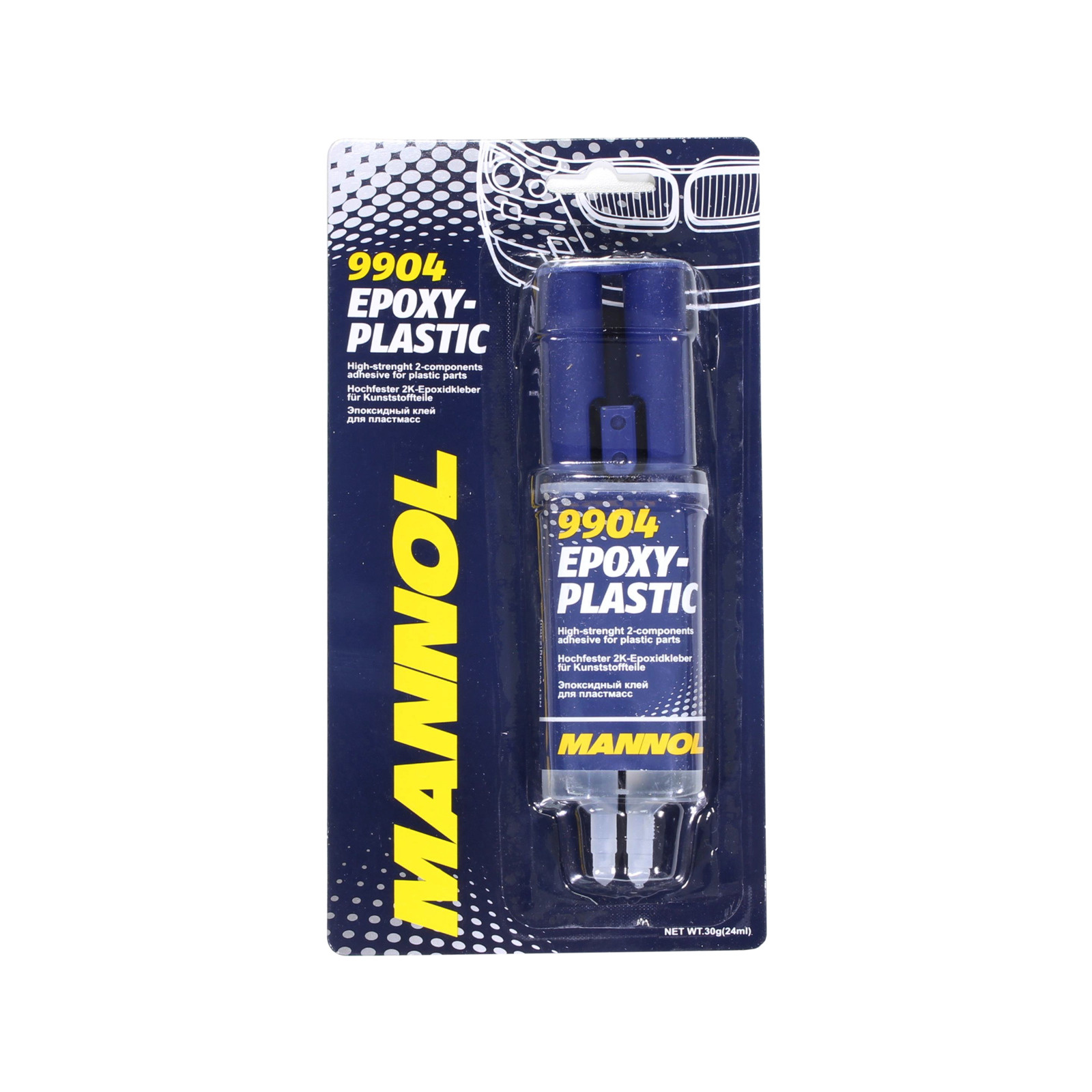 Mannol 9904 Epoxy-plastic 2K Klebstoff 30g Kleber für Simson, MZ, DKW ...