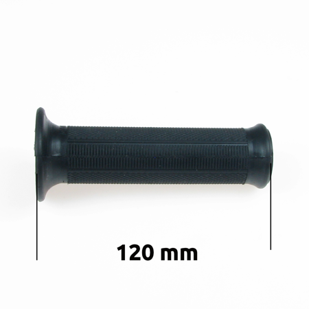 (Paar) Griffgummis Magura-Form 25 mm passend für NSU Quickly - schwarz mit Bund