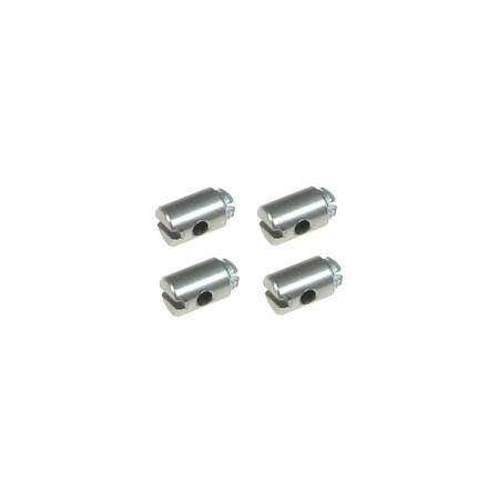 4x Schraubnippel 5x7mm Klemm Nippel für Gaszug Bowdenzug Seilzug Universal 