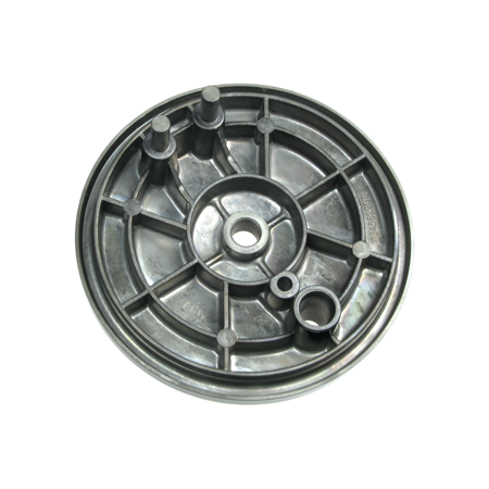 Bremsschild hinten schwarz ohne Loch Bremskontakt für Simson S51 S70 S83 KR51/2