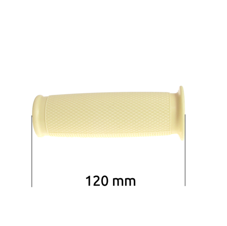 Griffgummis (Paar) ballige Form für Simson SR1 SR2 KR50 Spatz - beige