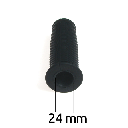 Griffgummis (Paar) ballige Form passend für Simson SR1 SR2 KR50 Spatz - schwarz