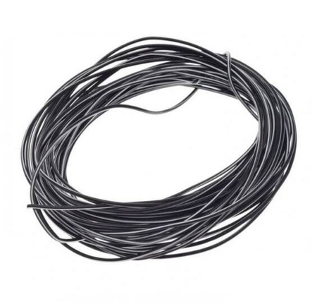 Kabel Fahrzeugleitung 0,5mm² schwarz-weiß Auto KFZ Moped Mofa Motorrad  10 Meter