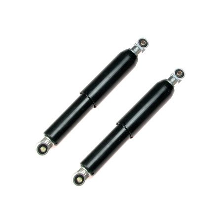 Paar Federbeine Stoßdämpfer mit Plastikhülse für Simson KR51 SR4-2/3/4 - schwarz