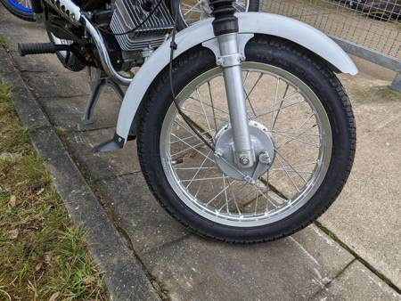 Schutzblech Kotflügel vorn für Simson S50 S51 - grau 1.Wahl pulverbeschichtet