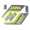 Klebefolie Satz (6-teilig) Set Aufkleber für JAWA TS350 Typ 638 639 - gelb