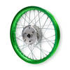 Speichenrad ALU 1,60 x 16" für Simson S50 S51 KR51 SR4 -  grün - 2.Wahl