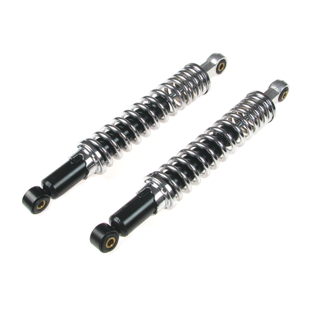 (Pair) Shock absorber struts rear chrome-plated for Simson S50 S51 S70 E S83 SR50