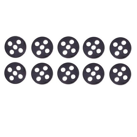 10x Fuel Tap (Petcock) Gasket 5-Hole Ø14.7mm for JAWA Moped