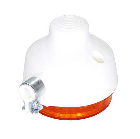 Rear Turn Signals w/ E‑Mark (white/orange) for Simson S50 S51 MZ TS ETZ