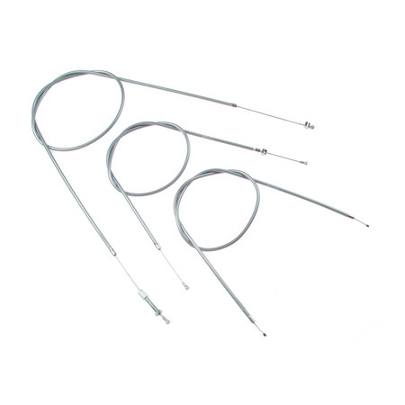 AWO Touren Bowden Cable Kit, 3-piece w/ Adjuster - Old Grey