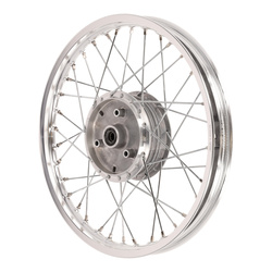 Koło szprychowe 1.50x16 cali do SIMSON Duo, KR51, S51 - aluminiowa obręcz i chromowane szprychy