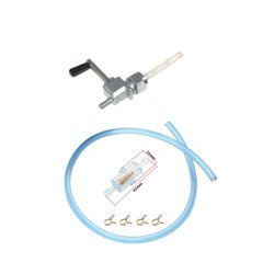 Zestaw kranik paliwa + filtr + wąż + zaciski do Simson SR50 SR80 KR51 Schwalbe