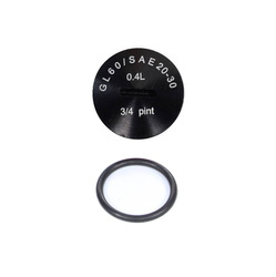 Black Aluminum Plug Screw with O-Ring for Simson S51/KR51