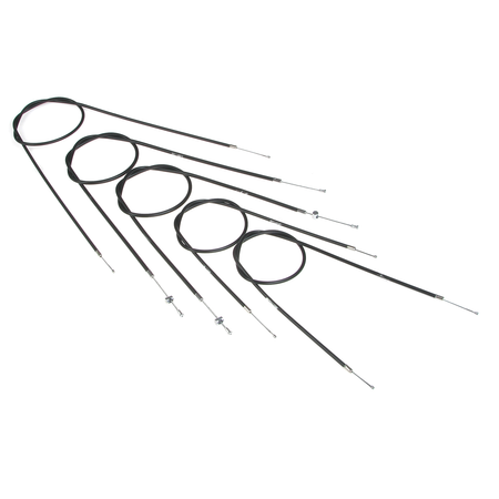 Bowden Cable Kit for Triumph BDG 250 H (5-piece), Black