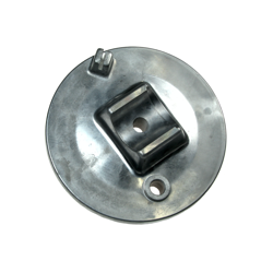 Front brake shield unpainted, no contact hole, Simson S50/S51/SR50/SR80